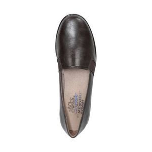 LIFE STRIDE VELOCITY Womens Brown Traction Isabelle Round Toe Wedge Loafers 10 M